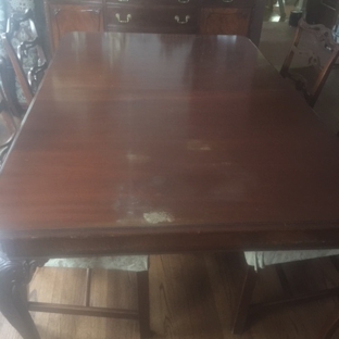 The Furniture Recycler - Forest Park, IL. Dining Room Table Before Refinish