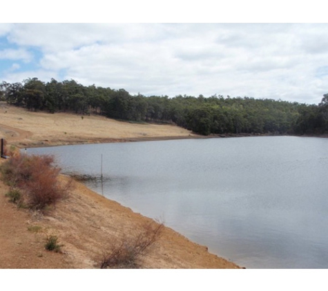 Paterson Property Valuers WA Pty Ltd - North Perth, WA. Large irrigation dam, Donnybrook, Western Australia