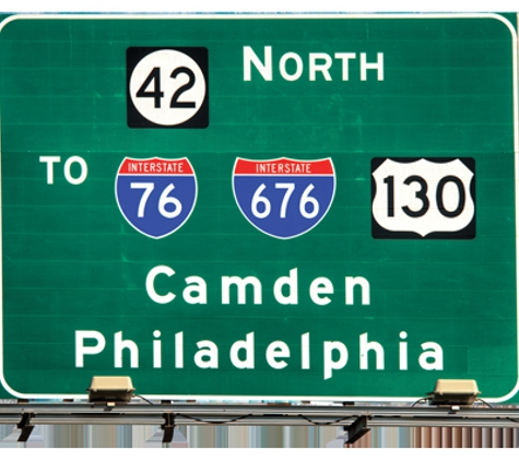 Garden State Highway - Vineland, NJ. Interstate Overhead Signs