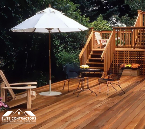 Elite Contractors - Naperville, IL. Cedar decking is the most environmentally friendly option, it's not treated with chemicals and is composed of natural wood.