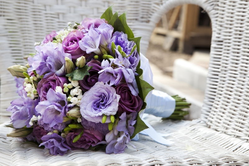 Purple flowers signify accomplishment and can be sent as a congratulatory gift.