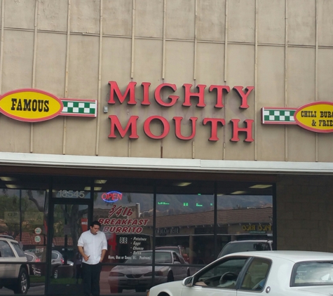 Mighty Mouth Burger - Canyon Country, CA. Front of the building