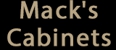Mack's Cabinets Logo