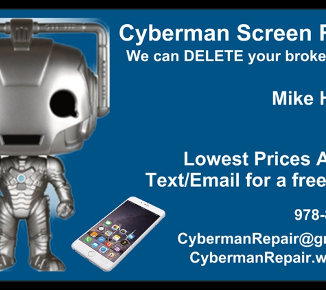 Cyberman Screen Repair - Seabrook, NH