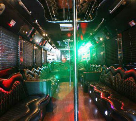 Price 4 Limo & Party Bus, Charter Bus. charter interior