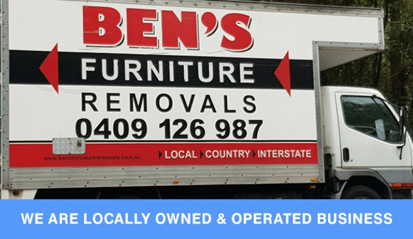 Ben's Furniture Removals - Avoca Beach, NSW. We Are Locally Owned & Operated Business