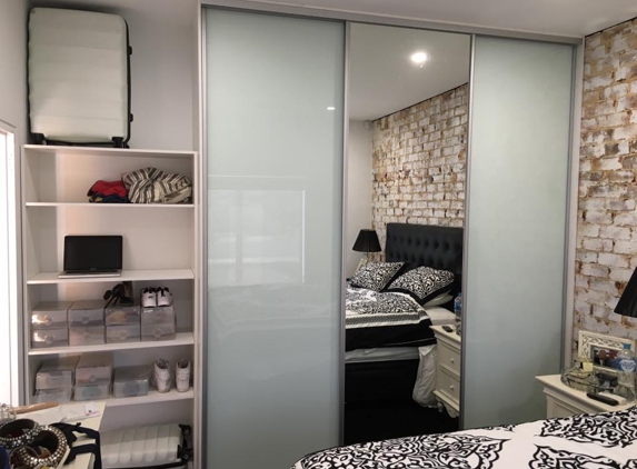 All Robes Pty Ltd. 3 Door Robe with External Shelving