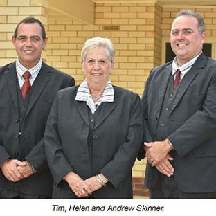 Skinner Family Funerals - Moonta, SA. Tim - Helen - Andrew Skinner