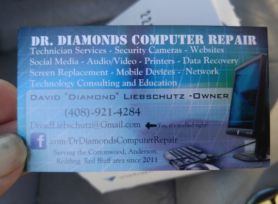 Dr. Diamond's Computer Repair - Anderson, CA