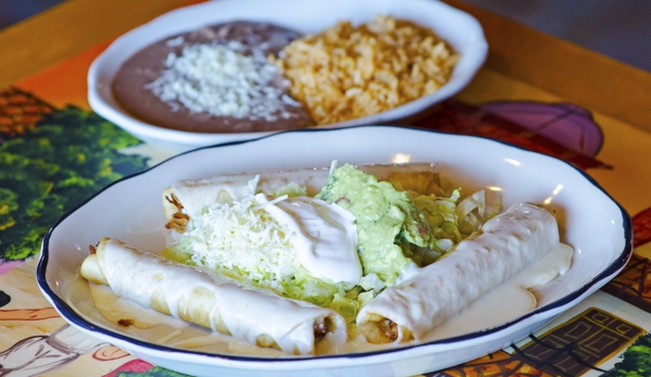 La Hacienda Restaurant - Bensalem, PA. Chicken and cheese flautas