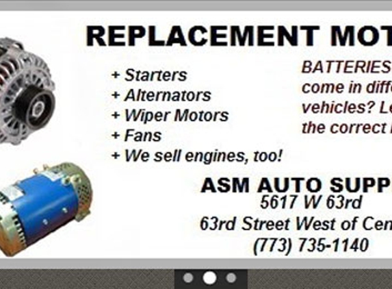 A.S.M. Auto Supply, Inc. - Chicago, IL