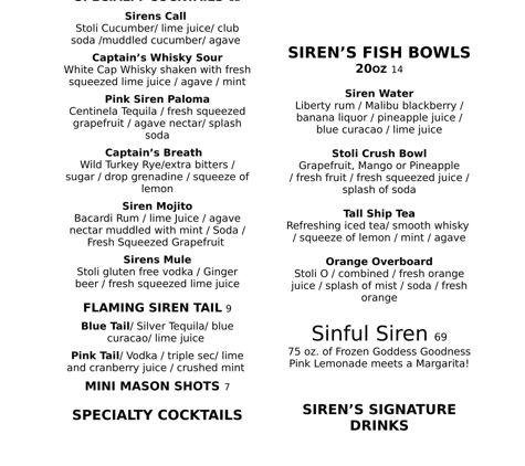 Sirens Bar and Grill - Atlantic City, NJ