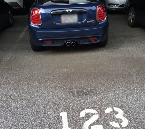 The Parking Spot 1 - Atlanta, GA. My little car, happy to be protected from the elements while I'm off on my next adventure. Well-marked parking and pickup at your spot.