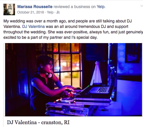 DJ Valentina - Cranston, RI