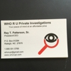 Who R U Private Investigations gallery