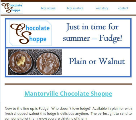 Chocolate Shoppe - Mantorville, MN