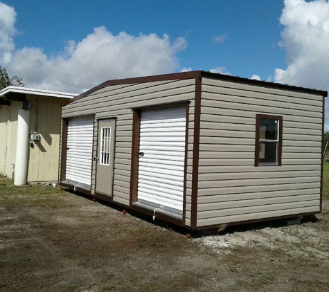 Shed Depot & Shed Guy Services - Miami Lakes, FL. 12x24 double rollup doors