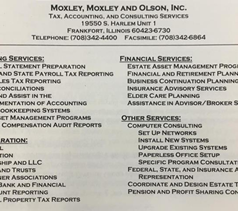 Michael J. Moxley, CPA - Frankfort, IL