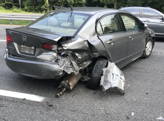 The Jaklitsch Law Group - Upper Marlboro, MD. My car after being rear ended.