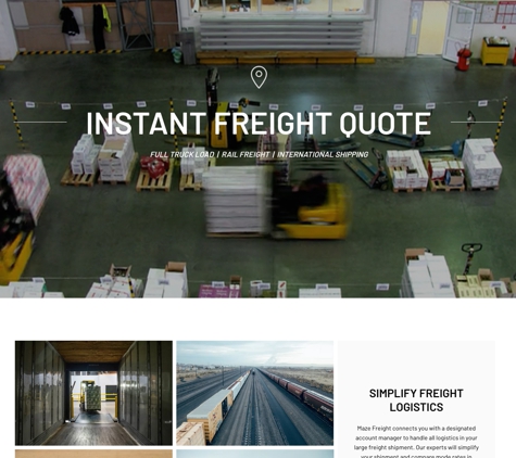 Green Tie Internet Marketing Firm - Leawood, KS. Maze Freight Solutions