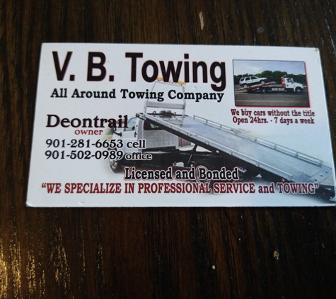 V & B Affordable Towing - Memphis, TN