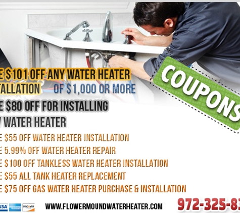 Flower Mound TX Water Heater - Flower Mound, TX