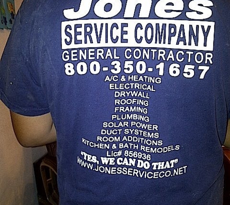 Jones Service Company, Heating and Air Conditioning - Moreno Valley, CA