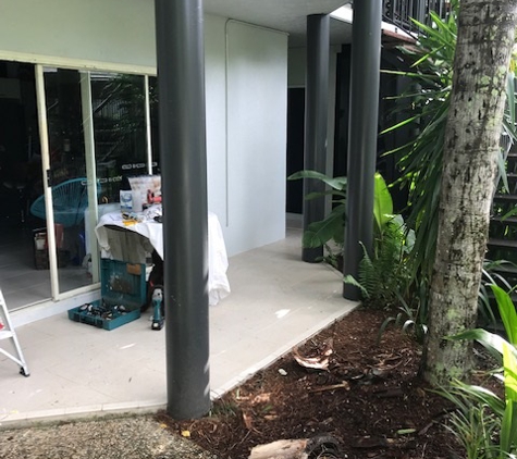 A-Z Security Screens - Bungalow, QLD. Patio - Before