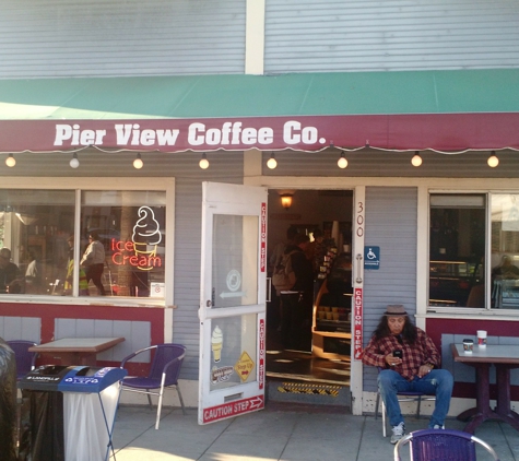 Pier View Coffee Company. Great place to kick back and relax.