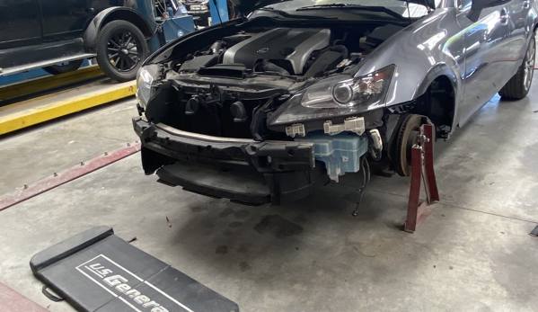 Precision Frame & Body Shop - Steens, MS. 2015 Lexus GS350 set up for Frame Work