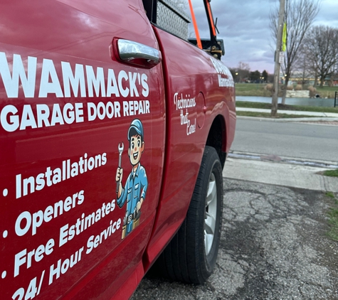 Wammack's Garage Door Repair - Columbus, OH. Company truck 1