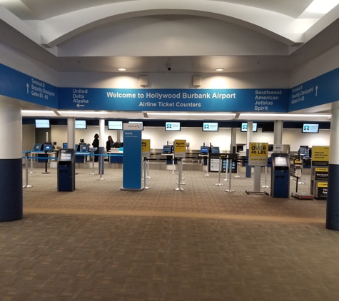 BUR - Hollywood Burbank Airport - Burbank, CA. Entrance of lobby