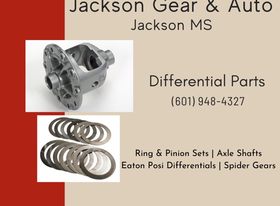 Jackson Gear & Axle - Jackson, MS. Buy Differential Parts here in Jackson MS