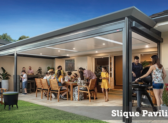 Stratco - Epping, VIC. Slique Pavilion