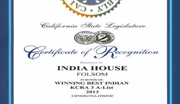 India House - Folsom, CA