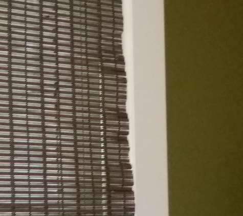 Blinds.com - Houston, TX. Look at side of blind