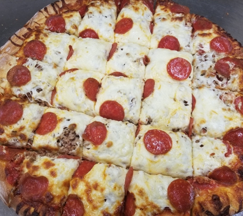 Barton Pizzeria - Hammond, IN. Sausage pepperoni