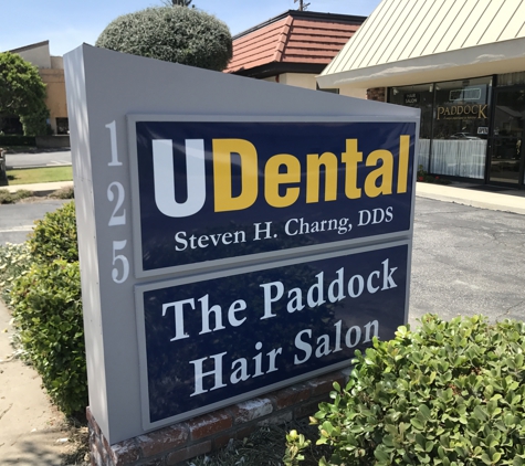 UDental - Steven H. Charng, DDS - Arcadia, CA. UDental Sign