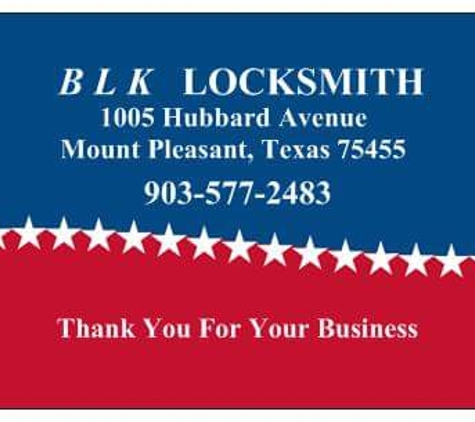 B  L K Locksmith - Mount Pleasant, TX