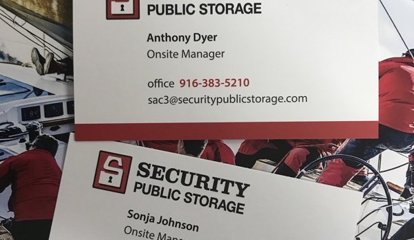 Security Public Storage - Sacramento, CA. Contact info