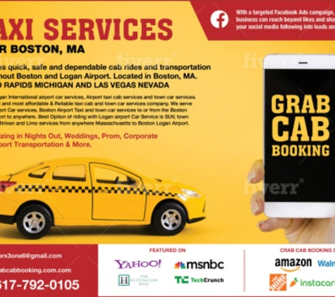 GRAB CAB BOOKING - Boston, MA