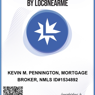 Kevin M. Pennington, Mortgage Broker NMLS #1534892 - Kirkland, WA