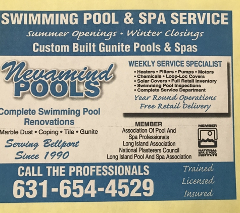 Nevamind Swimming Pool Corp. - Bellport, NY