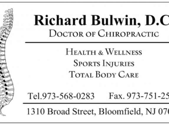 Dr Richard Bulwin DC - Bloomfield, NJ