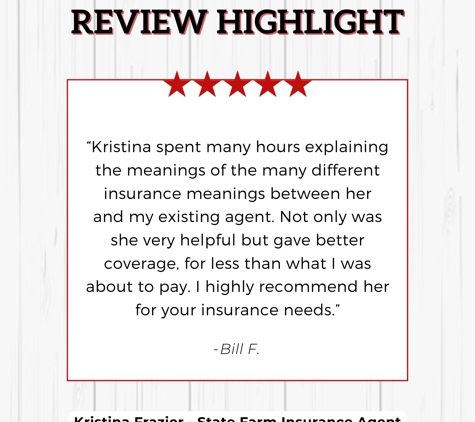 Kristina Frazier - State Farm Insurance Agent - Bothell, WA