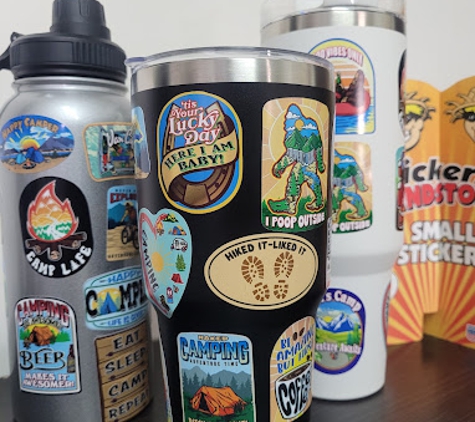 Stickers By Sandstone - Huntington Beach, CA. Vinyl Water Bottle Stickers