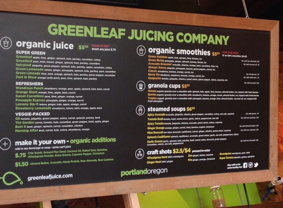 Greenleaf Juicing Company - Portland, OR