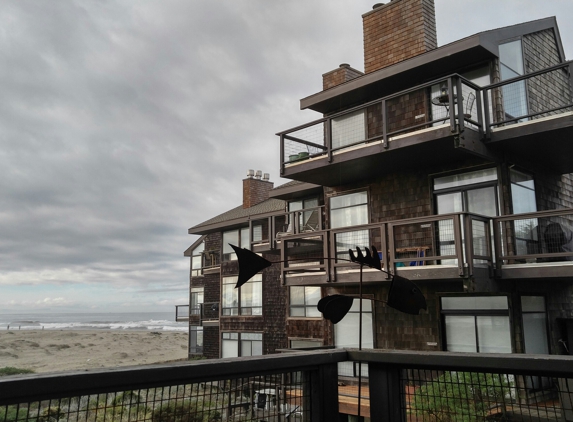 Pajaro Dunes resort - Watsonville, CA. View from veranda at Pelican unit 58.