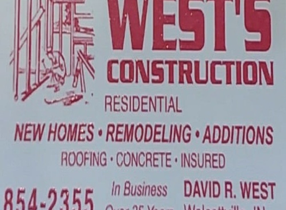 West's Construction - Wolcottville, IN