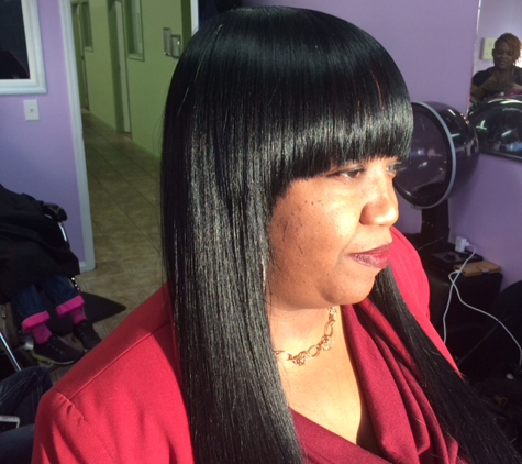 Secret Glamour - Baltimore, MD. Weave with bangs
